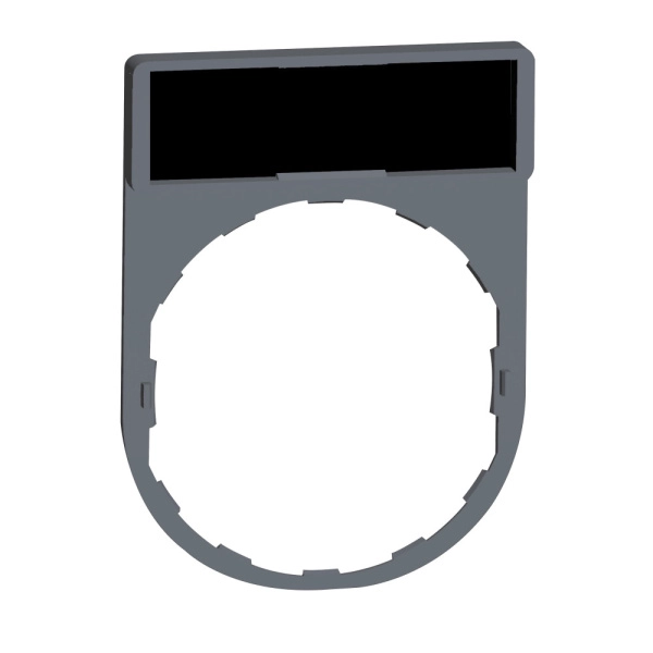 ZBY2101C0 Этикетка черная, без маркировки, C0, Schneider Electric 