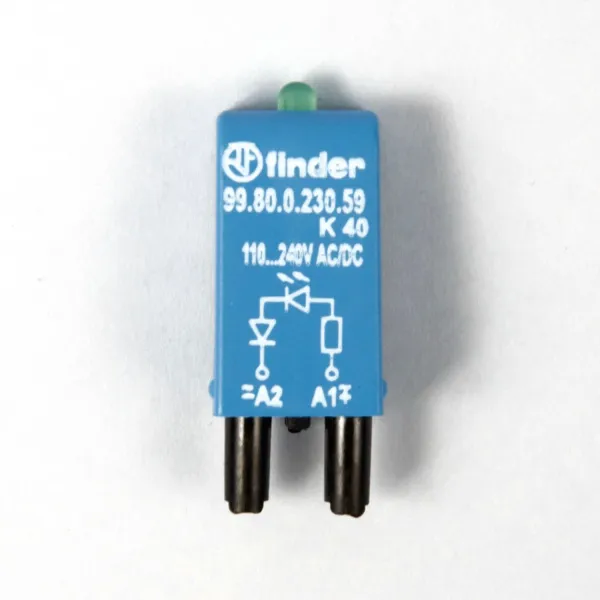 9980023059 | Зеленый LED; 110...240В AC/DC, Finder