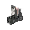 HF18-230AC-4 | Комплект реле: колодка винт;пластиковая клипса;маркер + реле Hongfa 4CO 6A; AgNi; катушка 230B AC, ID