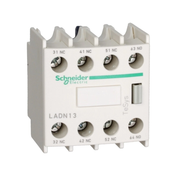 LADN22G | Блок дополнительных контактов, 2 НО + 2 НЗ, фронтальный монтаж, Schneider Electric