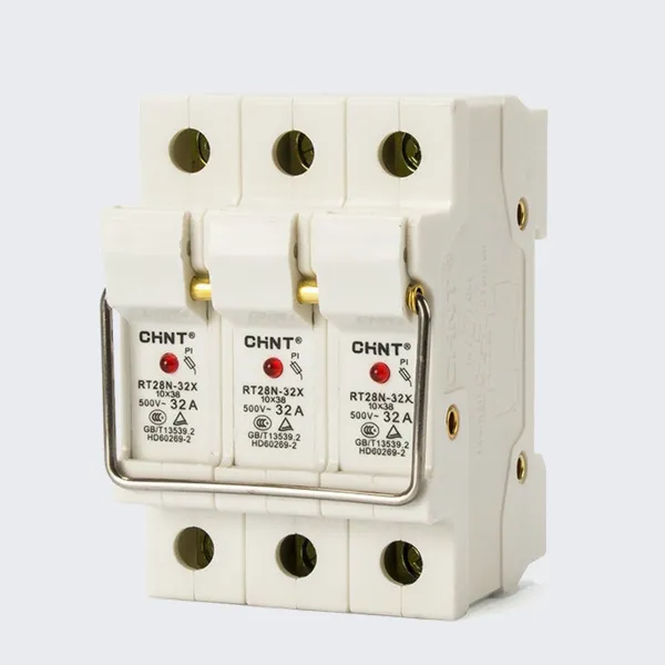 ch520488 | Держатель плавких вставок с индикацией RT28N-32X 10х38 3П, Chint 