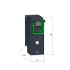 ATV630U75N4 | Преобразователь частоты, серия ATV630, 5,5/7,5 кВт, 12,7/16,5 А, перегрузка 150/110%, 380B, Schneider Electric