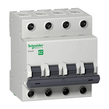 EZ9F14432 | Easy9, 4p, 32А, кривая B, 4,5кА — Автоматический выключатель, Schneider Electric