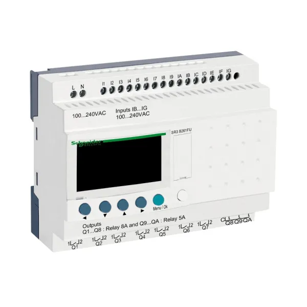 SR3B261FU | Интеллектуальное реле Zelio logic, Schneider Electric