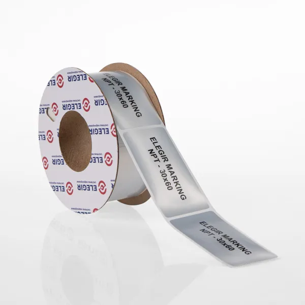 1266030  | Маркировочная наклейка NPT-30х60 металлизирован. (рул. 400 шт.), Elegir 