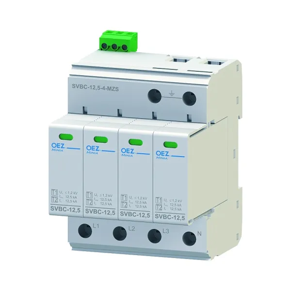 OEZ:40624 | УЗИП, серия SVBC, L1, L2, L3, N, PE, класс 1+2, OEZ