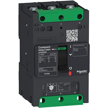 LV426253 | Автоматический выключатель NSXm 40B TM-D 3P3d 40A 25кА, Schneider Electric