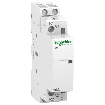 A9C22115 | Модульный контактор, серия iCT, 1НО, 1НЗ, 16А, управление 24В AC, Schneider Electric