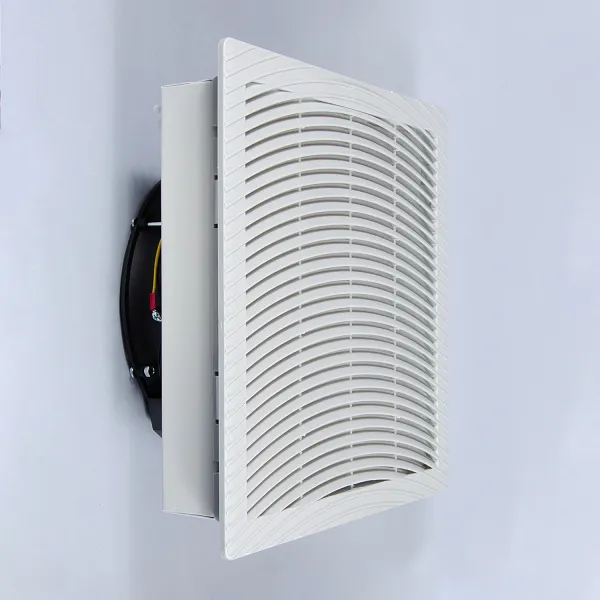 Вентилятор с фильтром 650/800 м3/ч, 220-240В AC, 50/60 Гц, 325х325мм, вырез 291x291мм, цвет RAL7035