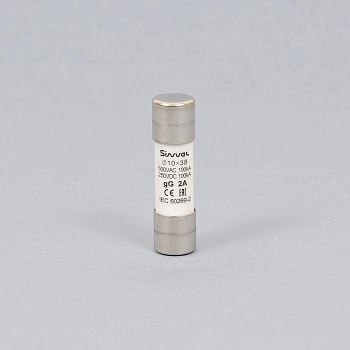 SV1038-2 | Плавкая вставка 2 А, gG, 10х38 мм, 500 В АС/ 250 B DC, Sinvel 