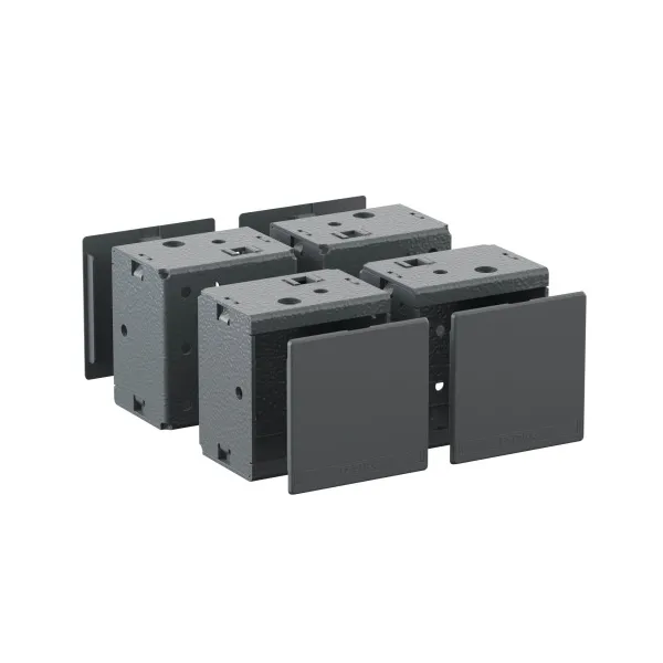 R5NBP01 | Комплект угловых элементов с пластиковыми заглушками, В =100 мм, 1 кмп = 4 шт., DKC