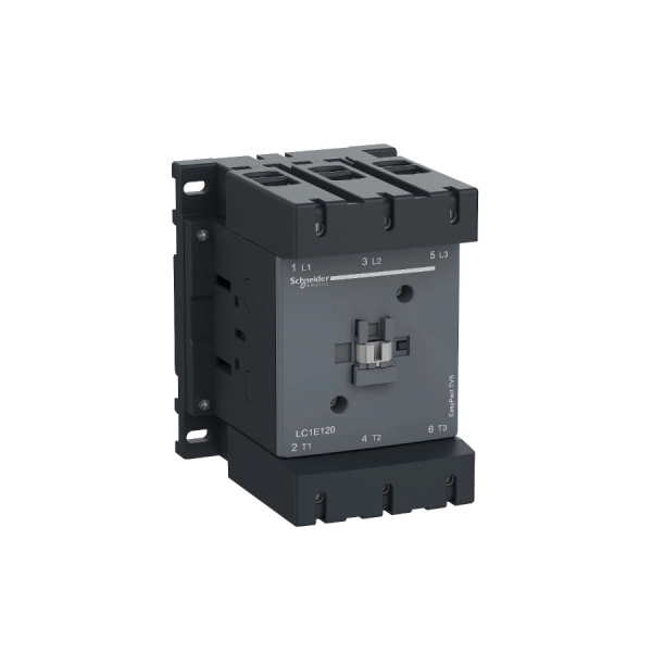 LC1E120M5 | Контактор, серия EasyPact TVS, 3P, 120А, 1НО+1НЗ, управление 220В AC, Schneider Electric