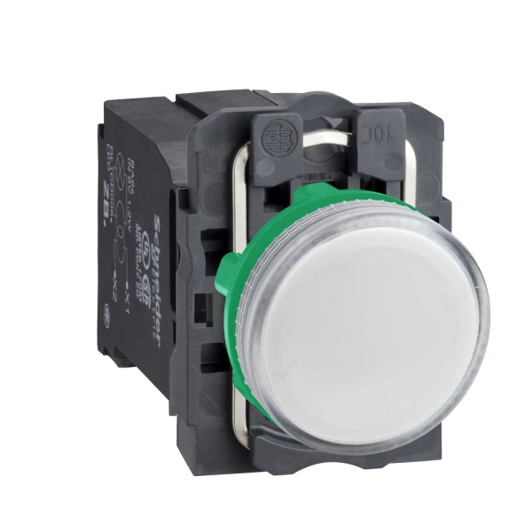 XB5AV41 | Сигнальная лампа, белая, через трансформатор 1,2 ВА 6 В, Schneider Electric
