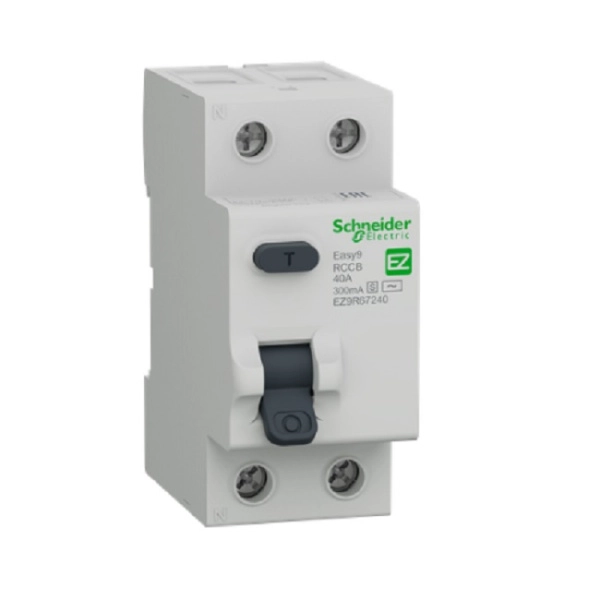 EZ9R74240 | УЗО Easy9 2П 40А 100мА A, с защитой от перенапряжений, Schneider Electric
