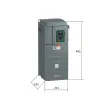 ATV610D22N4 | Преобразователь частоты, серия ATV610, 18,5/22 кВт, 39,2/46,3 А, перегрузка 150/110 %, 380 В, Schneider Electric