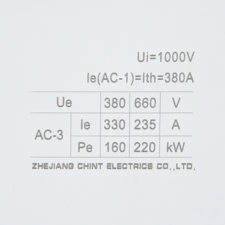 236058 | Контактор NC2-330 330А 230В/АС3 50Гц, Chint