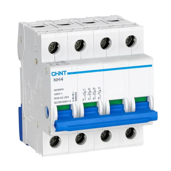 398047 | Выключатель нагрузки NH4-125 4P 63А (DB), Chint