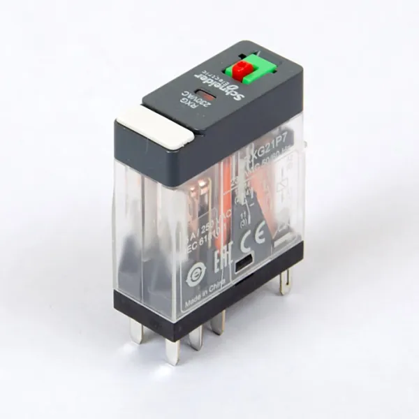 RXG21P7 | Миниатюрное реле, серия RXG, 230В AC, 5А, 2CO, Schneider Electric