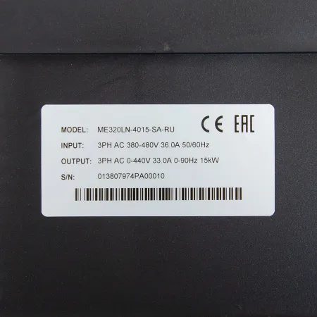 ME320LN-4015-SA | Преобразователь частоты для лифта 15кВт 33А, перегрузка 150%, 380В, Inovance