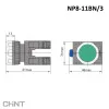 667113 | Кнопка NP8-11BN/3 зелёная, 1НО+1НЗ, IP65, Chint