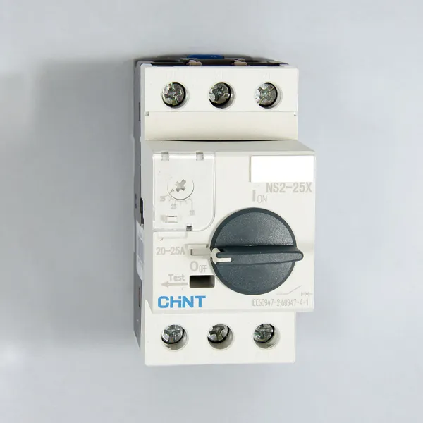 Автоматический выключатель защиты двигателя NS2-25X 20-25А с поворотной ручкой, Chint, ch495189