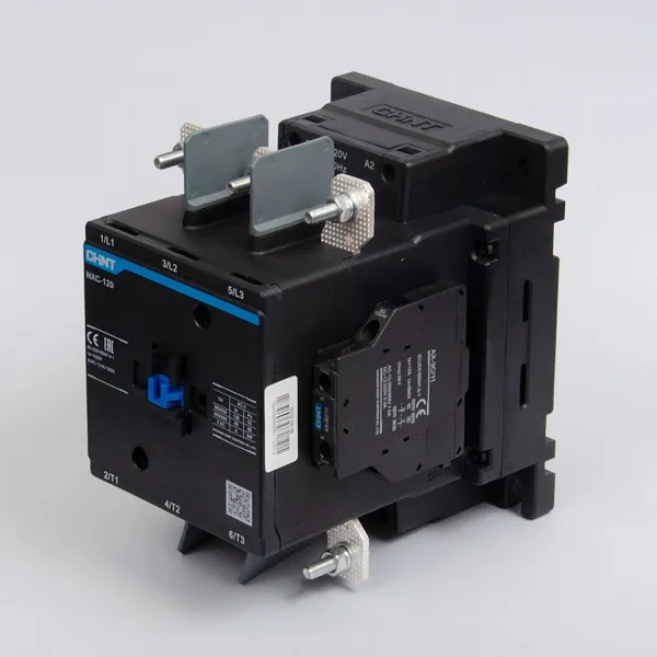 836511 | Контактор NXC-120 3P 120А AC220B (50Гц) 2НО+2НЗ, Chint