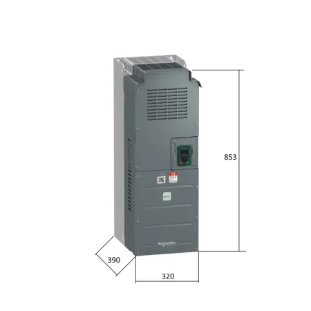 ATV610C13N4 | Преобразователь частоты, серия ATV610, 110/132 кВт, 211/250 А, перегрузка 150/110 %, 380 В, Schneider Electric