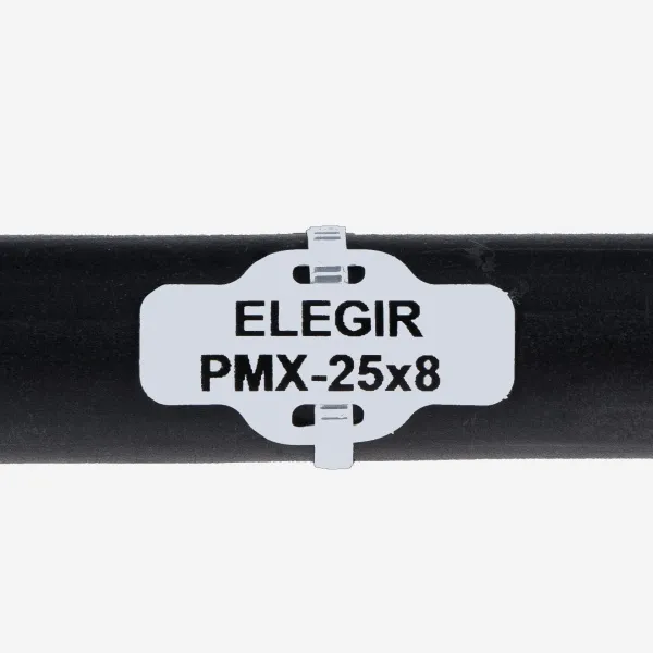 el523925080 | Маркер под каб. стяжку PMX-25x8 W белый (рул. 900 шт.), Elegir