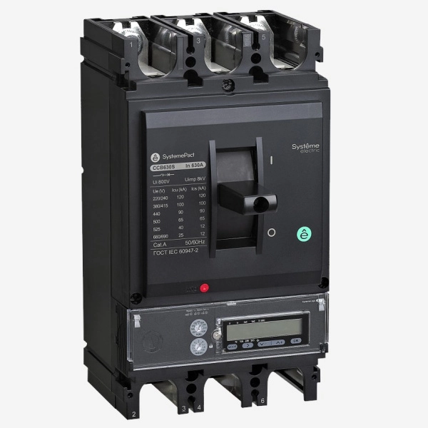 SPC630L63053E3DFC | АВТ.ВЫКЛ SYSTEMEPACT CCB630 150KA 3P3D S5.3E 630A, Systeme Electric