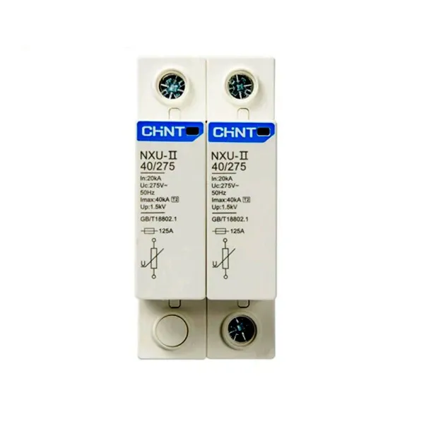 ch252442 | Ограничитель имп. перенапр. NXU-IIG/F 2P In=25кА Uc=440B Im=65кА, Chint