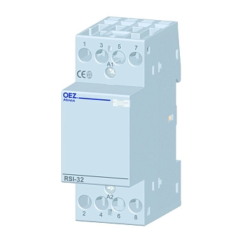 OEZ:43125 | Модульный контактор, серия RSI, 3НО, 1НЗ, 32А, управление 230В AC/DC, OEZ