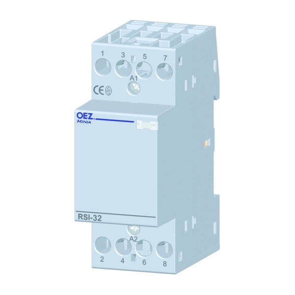 OEZ:43125 | Модульный контактор, серия RSI, 3НО, 1НЗ, 32А, управление 230В AC/DC, OEZ