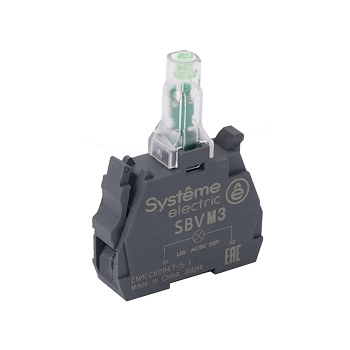 SBVM3 | Световой блок зелёный LED 230-240В АС, Systeme Electric