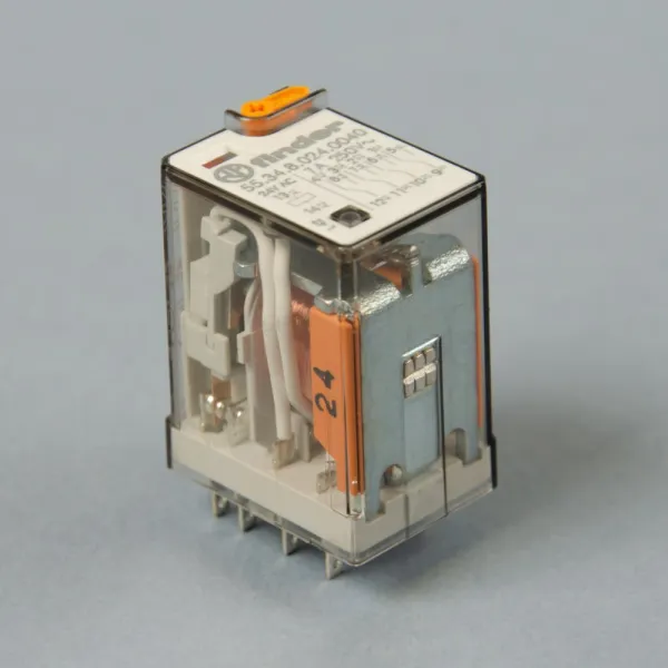 553480240040 | Универсальное реле, серия 55, 24В AC, 7 А, 4CO, Finder