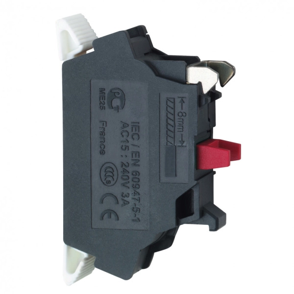 ZBE1025 | Контакт 1НЗ с пружинным зажимом (уп 4 шт), Schneider Electric