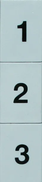 S8901014 | Таблички с цифрами 0-9 для рамки 15*25, для шкафов 222 и B10, габарит 00-1, Jean Muller