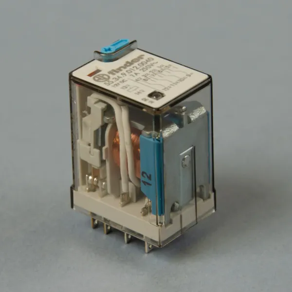 553490120040 | Универсальное реле, серия 55, 12В DC, 7 А, 4CO, Finder