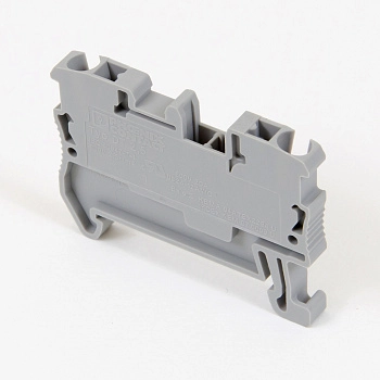 3034028 | Клемма DT 2,5, соединение push-in, 2 вывода, серая, Phoenix Contact