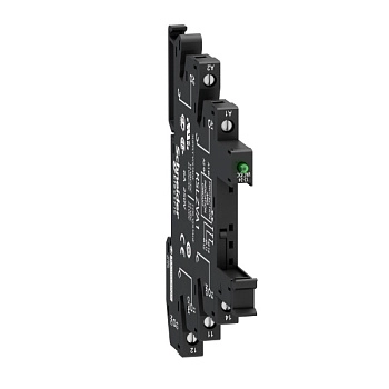RSLZVA1 | Колодка, 12/24В AC/DC, для RSL1*B4(J/B)D 12/24В DC, Schneider Electric