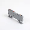 1020285 | Клеммник пруж.быстрозажимной (Push in), 3-х выводной, 2,5мм.кв., (серый), 1262, Onka