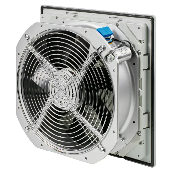 Вентилятор с фильтром 1150/1350 м3/ч, 220-240В AC, 50/60 Гц, 325х325мм, вырез 291x291мм, цвет RAL703