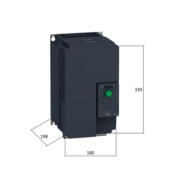 ATV320D15N4C | Преобразователь частоты, серия ATV320, 15 кВт, 33 А, перегрузка 150 %, 380 В, Schneider Electric