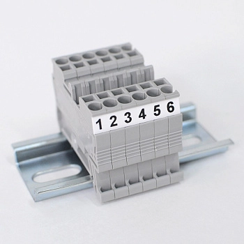 5031252  | Маркировка клемм SMK-PC-2,5мм², 5,2мм, 2 ряда (рулон 5700шт), Elegir 