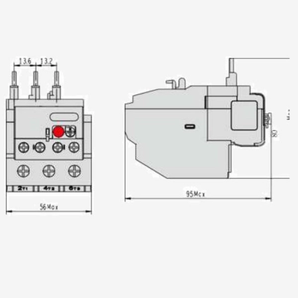 MRE3840 | ТЕПЛОВОЕ РЕЛЕ ПЕРЕГРУЗКИ MRE F38 30-40A КЛАСС 10A (LRE35), Systeme Electric