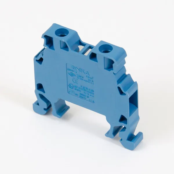 1010025 MRK 4 | Клеммник на DIN-рейку 4мм.кв. (синий),1025, Onka 
