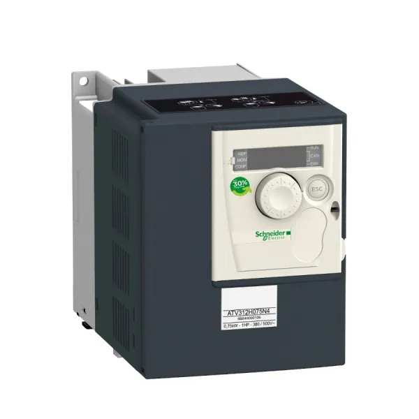 ATV312HU11N4 | Преобразователь частоты, серия ATV312, 1,1 кВт, 3 А, перегрузка 150%, 380B, Schneider Electric