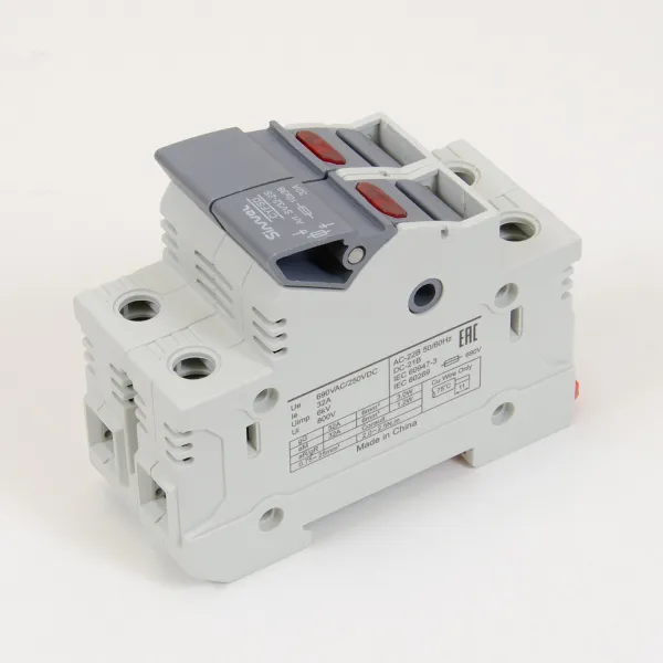SV32-2S | Модульный ПВР, 32 А, 2Р, для 10х38мм, LED, 690 B AC/ 250 B DC, Sinvel 