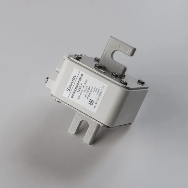 SVF-80B3K690-1250-aR | Предохранитель, 1250 А, 690 В AС, aR, ножи под болт, габ 3, монт расст 80 мм, Sinvel 