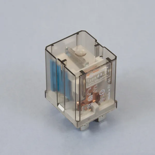 653190240009 | Реле с клеммами в наконечники Faston 250 серии 65.31, управление 24В DC, контакты AgCdO 1NO+1NC 20А, Finder