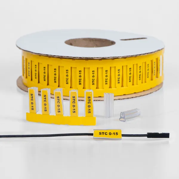 765015  | Держатель маркера STC-0-15, L=15мм, Ø=0,2-0,75 мм²(уп. 1000 шт.), Elegir 